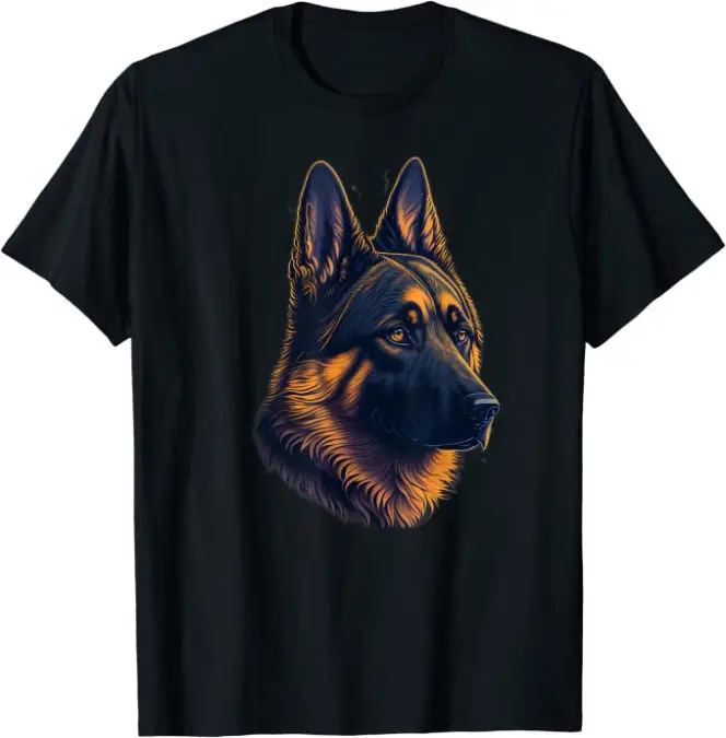 German Shepherd silhouette T-Shirt